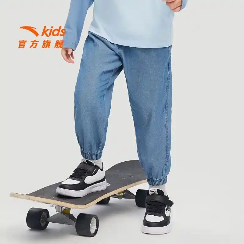 安踏儿童牛仔裤限时特惠43.53元引爆亲子穿搭热潮