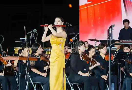 筝韵飞扬!第二届焦桐杯古筝美育展演惊艳上演