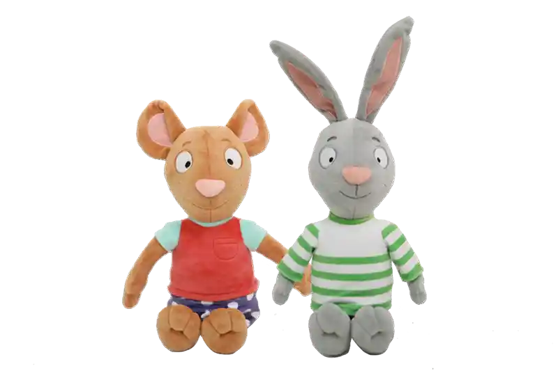 外研社跨界推出波西和皮普玩偶，解锁儿童成长新玩法