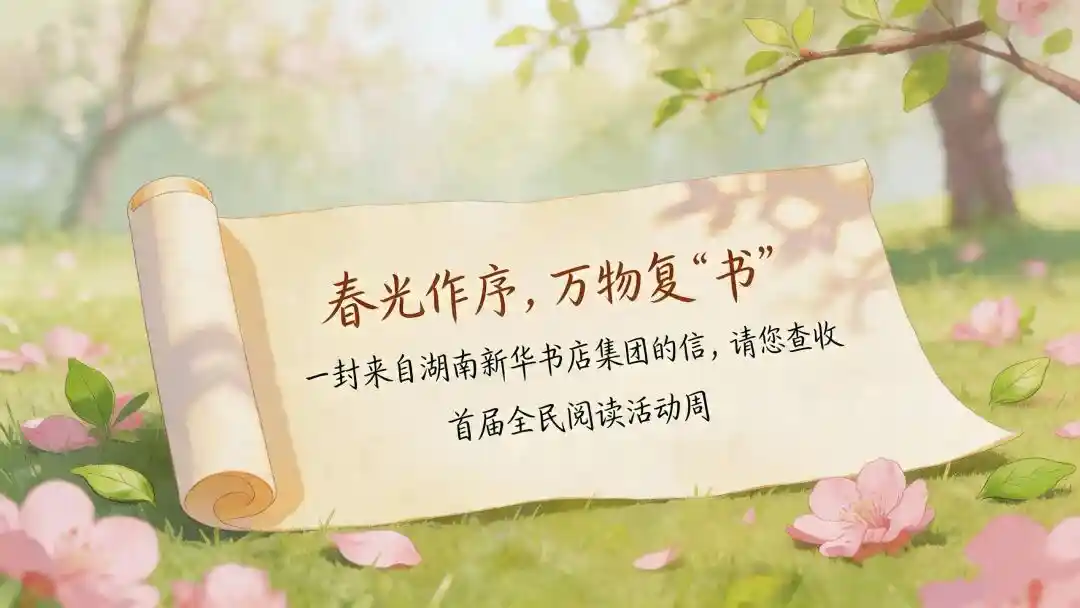 春日书信已抵达！湖南新华书店四月限定版浪漫空降